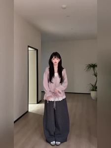 YUEZHONGWEI | Áo Cardigan Phong Cách Thanh Lịch Dễ Mặc Mùa Xuân Thu