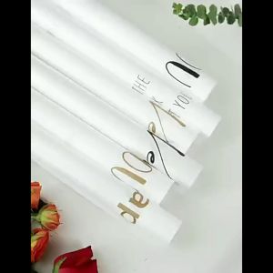 Flowertalk 20pcs waterproof simple flower wrapping paper material Valentines Day thick bouquet wrapping paper