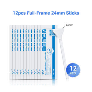 JJC | JJC 12pcs Full Frame Sensor Cleaning Swab Cleaning Stick for APS-C Frame Full Frame Sensor CCD CMOS DSLR Lens LCD Screen Swabs