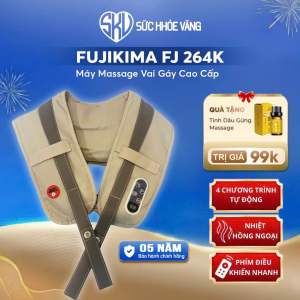 Máy Massage Cổ Vai Gáy Trị liệu Thông Minh - Massage Vai gáy  Fujikima FJ 264K