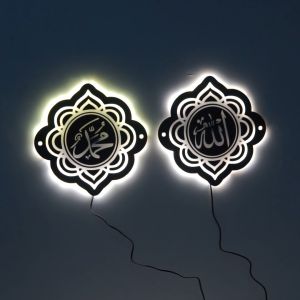 KALIGRAFI HIASAN DINDING NYALA / DEKORASI KALIGRAFI ACRYLIC