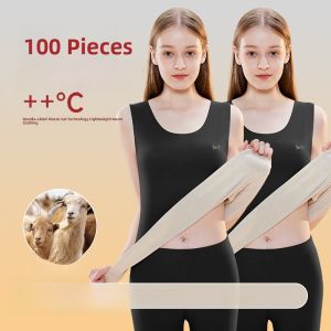MiiOW | Thickened Woolen Silk Womens Vest Warmth Seamless Underwear Camisole Inner Wear Autumn Winter Solid Color Simple Style MiiOW