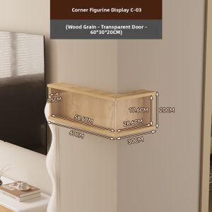 TULANGMAO | Dustproof Display Shelf For Corner Storage