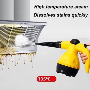 【Ready Stock】Handheld Pressurized Steam Cleaner with 9 Accessory Set Multi-Surface and Chemical-Free All Natural Steam Cleaning for Bathroom Car Detailing Floor Kitchen Remove Dirt Grime Grease