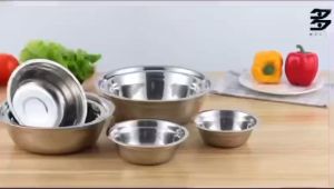 *จัดส่งในกรุงเทพฯ* ชามสแตนเลส201 ใส่ซุปชามใส่อาหาร อย่างดี ไม่ขึ้นสนิม ทำความสะอาดง่าย ทนทานต่อการใช้งาน มี 8 ขนาด