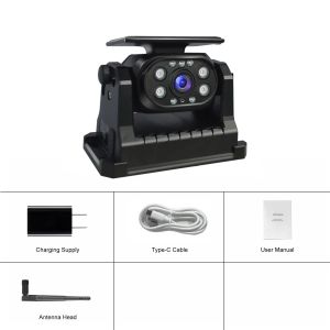 Wireless WiFi Solar Power  Magnetic Reverse Backup Camera Mobile Phone iPhone Android With Built-In Battery for Truck Camper