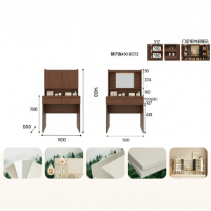 Modern Vintage Dressing Table Storage Cabinet