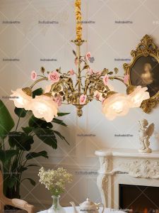 MIYUN | Antique Brass Retro Country Chandelier