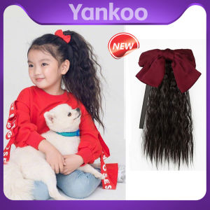 ที่ยืดผมปมผมหางม้าโบว์สีแดงเด็กเล็กเด็กผู้หญิง-ที่สวมศีรษะน่ารักเนื้อนุ่มอย่างเป็นธรรมชาติสำหรับของตกแต่งปาร์ตี้วันเกิดและเป็นของขวัญ