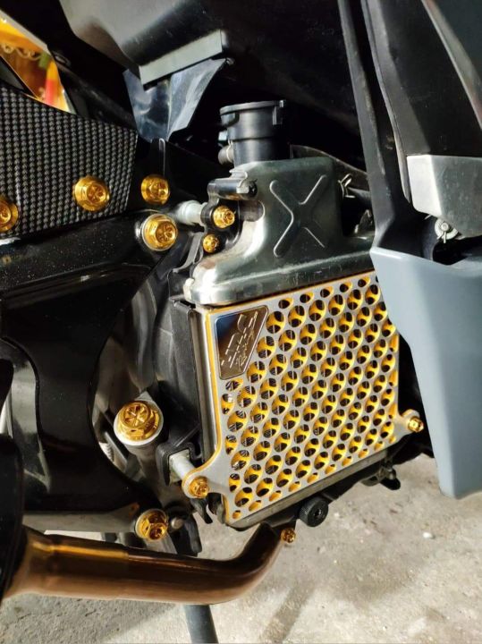 Hrc Radiator Cover HRC Radiator Cover Honda Click V1 V2 V3 ADV 150 AIRBLADE 150 PCX 150 ...