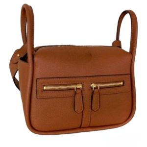 Tas sling zippy vellvet leather pu free 2 strap kulit jeruk(include box)