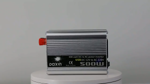 Car Power Inverter DC 12V to AC 220V 500W - 500A - Silver