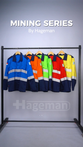 Wearpack Atasan Warna Benhur Kombinasi Navy / Wearpack Safety Hijau Stabilo