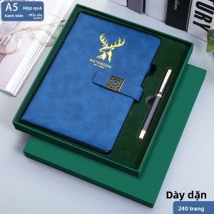 FARAMON | Bộ Quà Sổ Tay và Bút Cao Cấp Đẹn Dàng Có Thể Tùy Chỉnh Logo cho Họp Văn Phòng