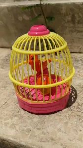 Mainan Anak Burung Dalam Sangkar Bisa Bunyi & Lampu 1146 Kemasan Dus l Mainan Anak Happy Little Birds Voice Control Birdcage Mainan Edukasi Anak Burung Bisa Bunyi Dalam Sangkar Murah