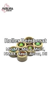 Roller Pemberat 10 Gram 12 Gram Mio M3 S Z NMAX Aerox Freego Lexi Soul GT 125 Fino FI 125 X-Ride 125 Roler Loller Loler Pemberat G Gr 10 Gr 12Gr Set 6 Pcs
