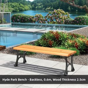 ZIYE | Recreational Outdoor Bench Ironwood