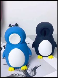 PDM Penguin Silicone Charger Stand for Apple Smart Watch Charging Dock Charging Holder 38mm/40mm/41mm/ 42mm/44mm/45mm