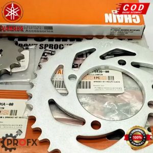 GEAR RANTAI SET 3C1 14-42T YAMAHA VIXION OLD/NEW MX KING KUALITAS ORIGINAL ASLI YGP GIGI TARIK GIR