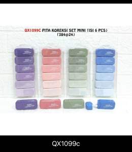 Tipex Roll Mini 24M Berwarna QX 1099A (1 pak isi 6pc)