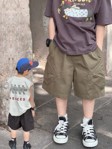 Casual Light Cotton Loose Five-divided Pants