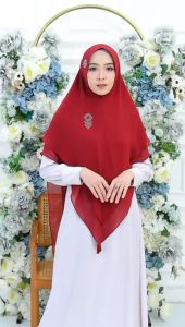 KHIMAR KEYZA SWAROSKY JUMBO 2LAYER CERUTY BABYDOLL BY NITA COLLECTION