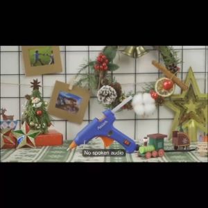 20W gluegun electric hot melt glue gun with glue stick set glue gunner hot glue guns glue gan with glue sticks glue gun small size glue stick 100 pcs schoolsupplies repair kit repair tool set party needsBINLU