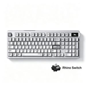 AULA | AULA NOVA98 Tri Mode Wireless Keyboard 8000Hz Smart Screen Hot Swap 10000mAh Gasket 99 Keys for Gaming Office Laptop Gift
