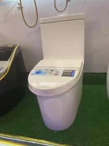 L.Hê Freeship Bồn cầu liền khối thế hệ mới sang trọng men tuyết nano kháng khuẩn phủ ceramic cao cấp Xả xoáy kết hợp đẩy cực mạnh - Bảo hành 15 năm