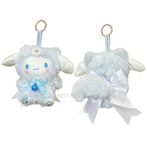 Sanrio | Hello Kitty Kuromi Fox Island Series Vinyl Plush Blind Box Cute Cartoon Hello Kitty Pendant Girl Bag Ornament Toy Gift