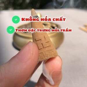 Nụ Trầm Hương (Trầm Thật)- Hộp 40 Nụ Loại Phổ Thông Dùng Để Xông Nhà - Trầm Hương Nhật Minh