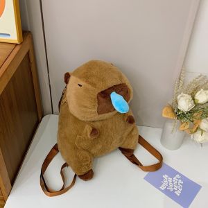 Cute Nose Pig Doll Plush Backpack Crossbody Bag for Girls Cartoon Animal Shape Soft Shoulder Bag Leisure Waterproof