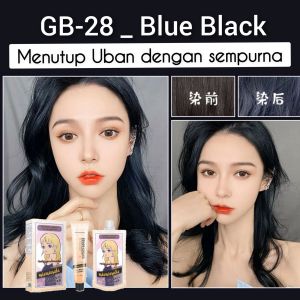 Fenkang Miomiosaki GB28 Blue Black tutup uban hair color japan tanpa bleaching cat pewarna rambut Diosys