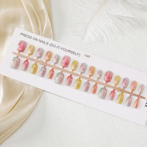 [30 Pieces Divided Code Pack] 2024 Cute Cartoon Prefabricated Wear Armor Nail Stickers Fairy Armor XS/S/M