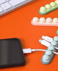 ส่งจากไทย ที่เเขวนสายชาร์จ หูฟัง สายเคเบิล ที่เก็กจัดระเบียบสายต่างๆ