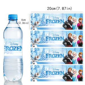 Disney | 10/40 PCS New Waterproof Stickers Bottle Labels for Kids Birthday Party Decorations Baby Shower Gifts