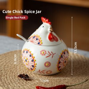 NEWAIR | Moisture-proof Condiment Jar with Lid and Spoon