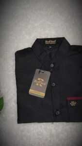 Promo Koko Anak Terlaris Baju Kemeja Muslim Anak Laki Laki usia 2-10 Tahun Warna Hitam Polos