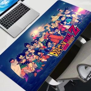 Bandai | DBZ Dragon Ball Z Gaming Keyboard Rug Laptop Japan Cool Anime Mouse Pad Black Mouse Pads New Desk Mat PC Gamer Carpet Mousepad
