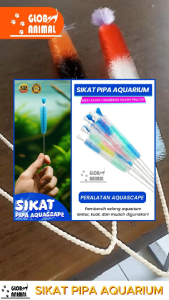 SIKAT PIPA AQUARIUM sikat kawat pembersih selang pralon aquasca