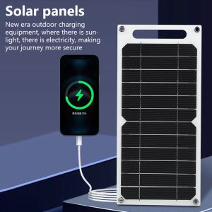 Portable 5V 35W Solar Panel Usb Safe Output Steady Charge For Phone Power Bank Outdoor Rv Camping