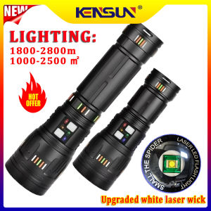 KENSUN New upgrade High Power Led Flashlights Super Bright Spotlight Tactical flashlight Zoomable Outdoor Emergency Camping Torc