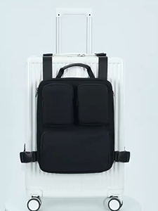 Luggage Attachment Bag Heavy Duty Waterproof Expanded Capacity For Travel Airport Essentials