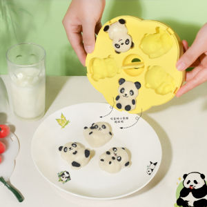 Baby Food Silicone Mold Cartoon Panda Rice Cake Cheese Stick Baking Tools Kitchen Utensils Childrens Cooking Accessories