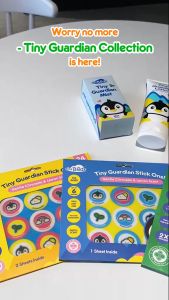 Tiny Buds Guardian Stick Ons Gentle Citronella and Lemon Scent (24 Stickers) Set of 3