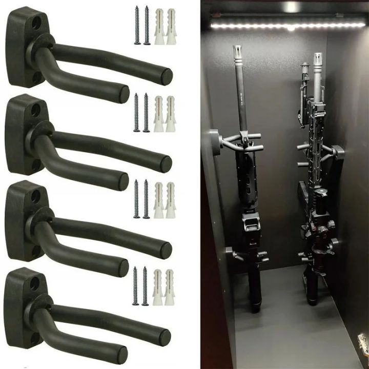 Baw Racks ปืน Racks Wall Mount Gun Storage จอแสดงผลตะขอแขวนสําหรับปืนไรเฟิล ...