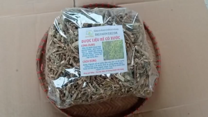 1kg thân rễ cây cỏ xước sấy khô