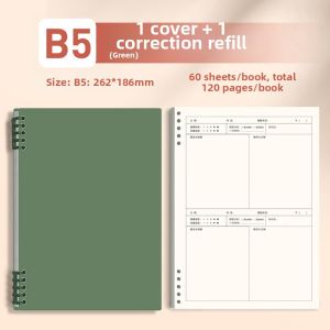 deli | Thickened Coil Notebooks Not Scratchy Removable Student B5