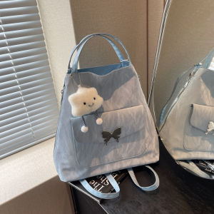 Túi Tote Dung Tích Lớn Nữ 2024 Mẫu Mới Thu Đông Túi Đeo Vai Đơn Túi Đeo Vai Thường Ngày Túi Đeo Hông Đôi Túi Da Dập Dáng Mềm