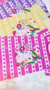 Joykids Daster Anak Perempuan Unicorn Cute / Dress Anak Cewek Kuda Pony ( Umur 1 - 5 Tahun )